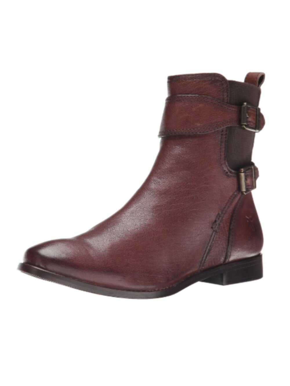 FRYE Women's "Anna" Gore Short Buffalo Leather Boot, 8!